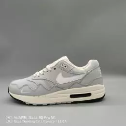 2022 nike air max 1 87 sports sneakers vagues homme creme